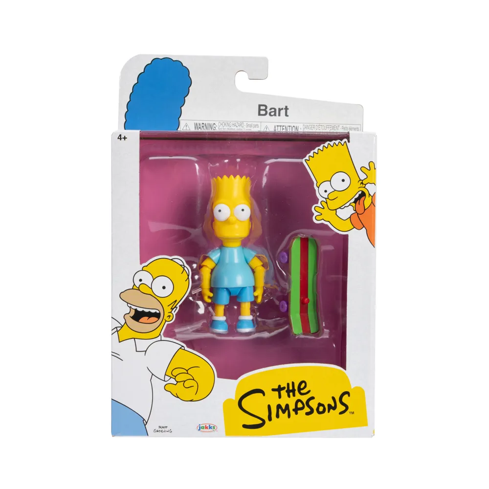 The Simpsons 12 cm Bart med skateboard