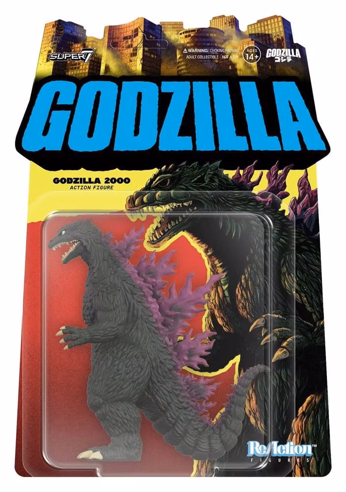 Godzilla Toho ReAction Action Figure Godzilla 2000 10 cm (Total pris 249,-)