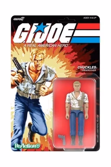 GI Joe ReAction+ Action Figure Wave 07 Chuckles (Movie) 10 cm (Total pris 249,-)