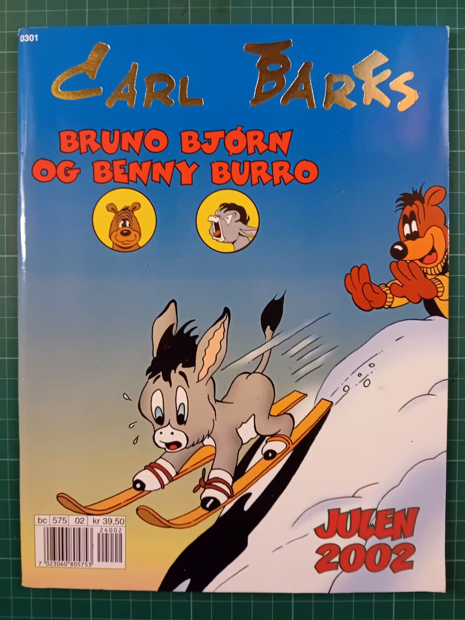 Carl Barks Brunno Bjørn og Benny Burro Julen 2002