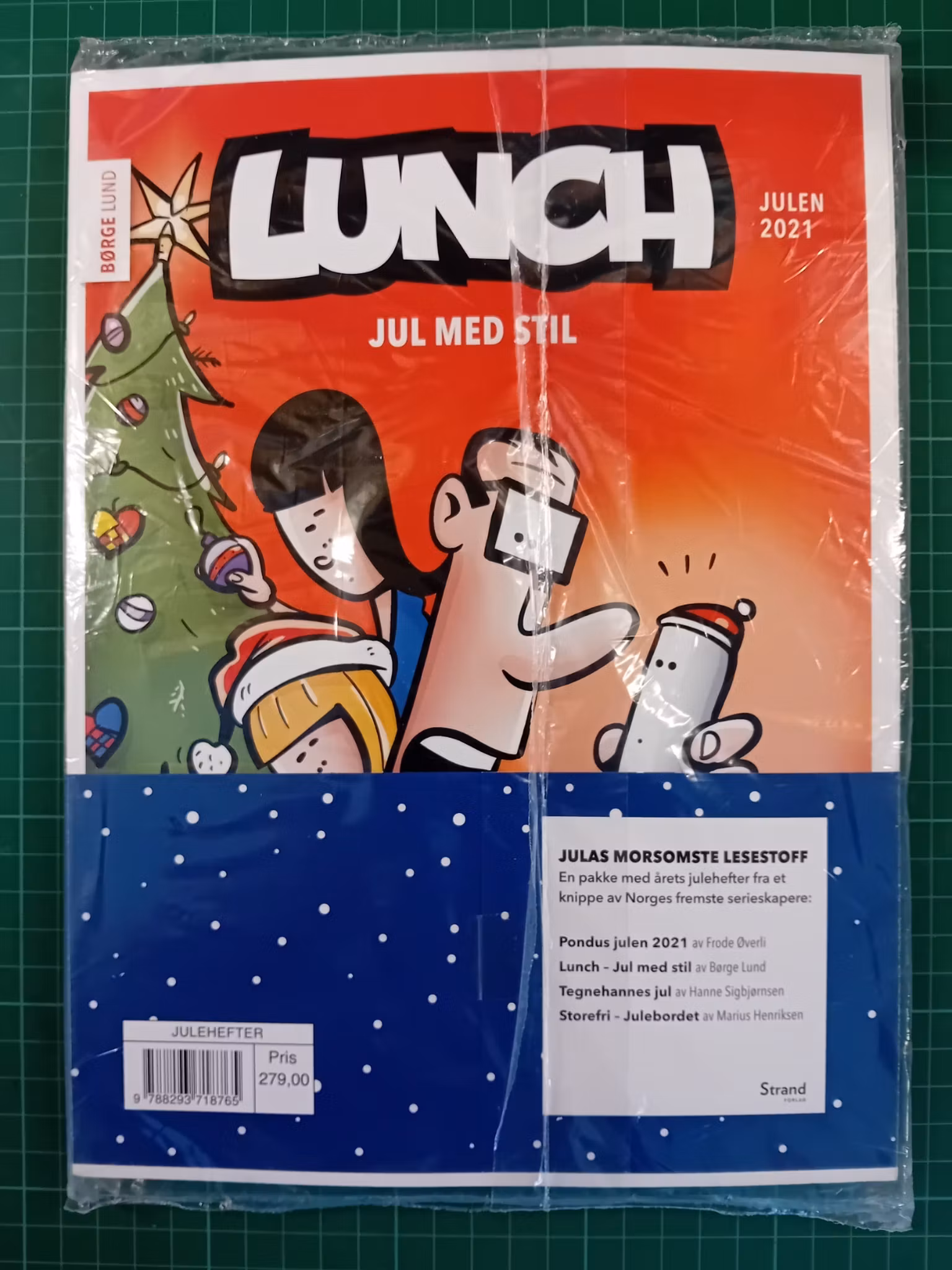 Strand forlag 4 pack Julen 2021 (Pondus-Tegnehanne-Storefri-Lunch)