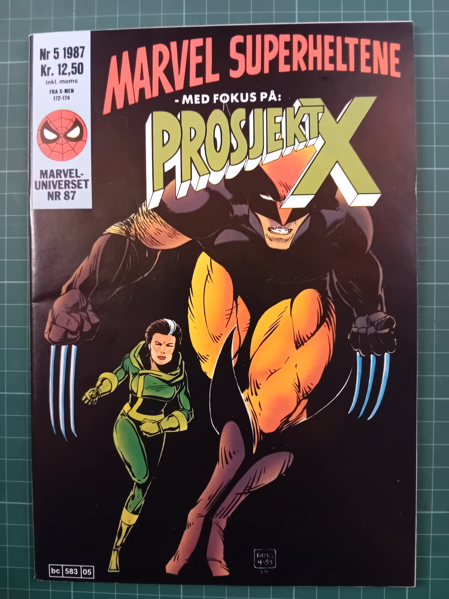 Superheltene 1987 - 05 Prosjekt X