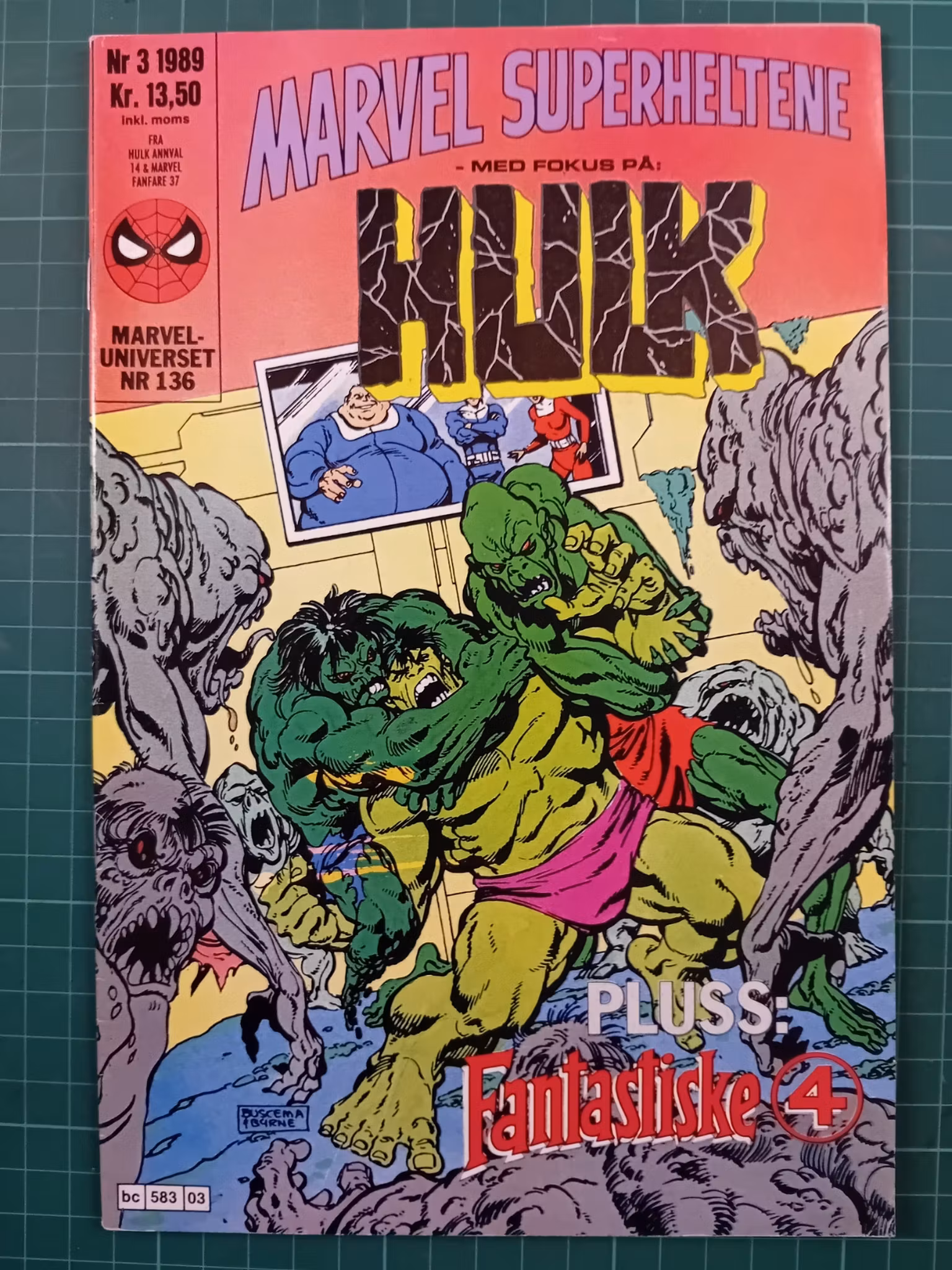 Marvel Superheltene 1989 - 03 Hulk