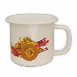 Flåklypa Emaljekopp 2,5 dl - Reodor Felgen