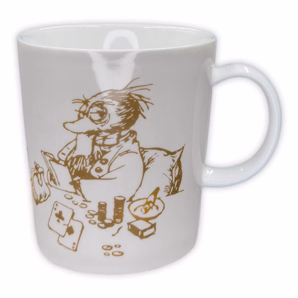 Flåklypa porselenkopp - Solan spiller poker 330ml