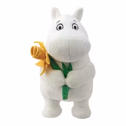 Mummitrollet Bamse : Mummitrollet med Påskelilje 17cm