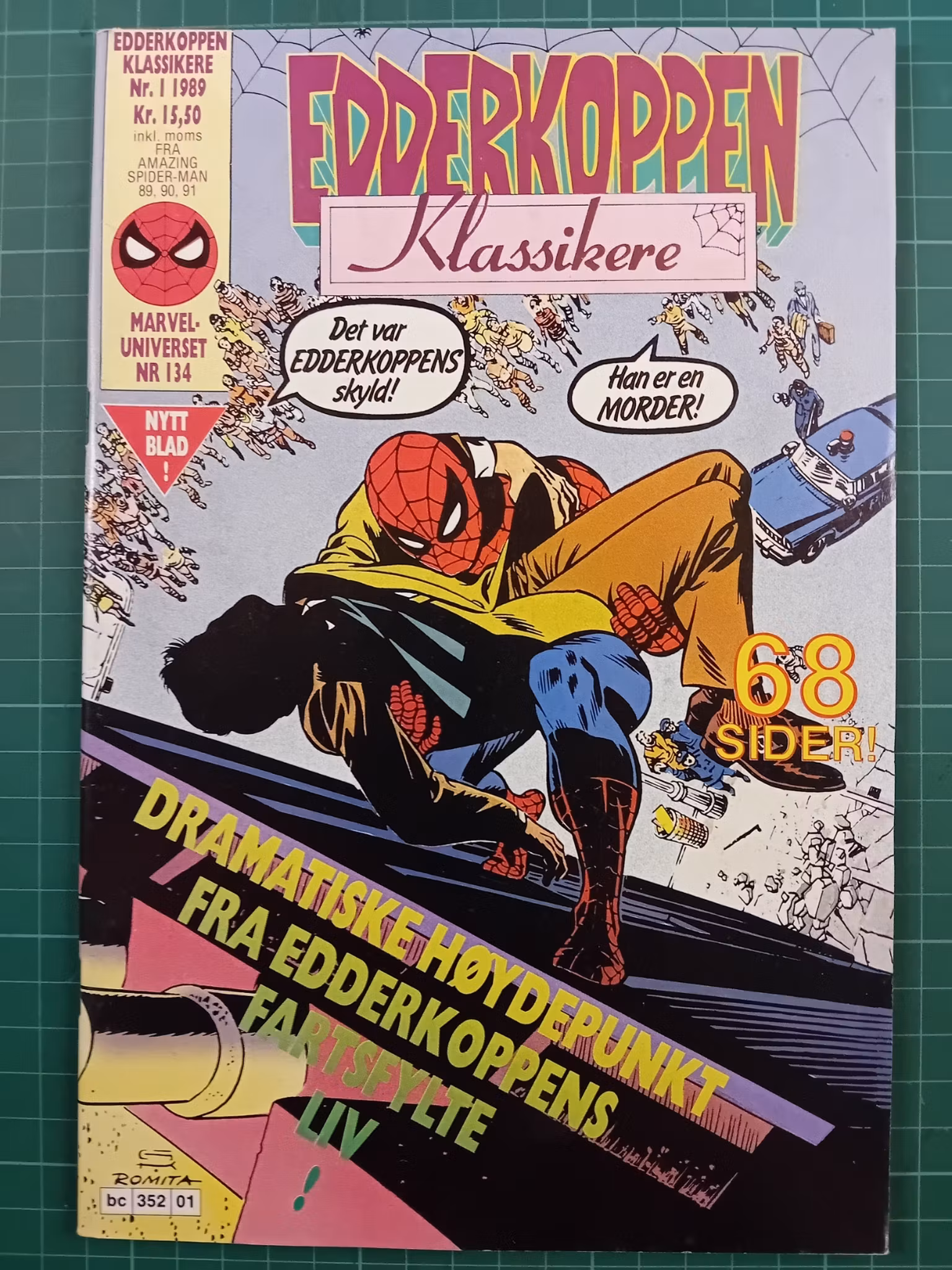 Edderkoppen Klassikere 1989 - 01