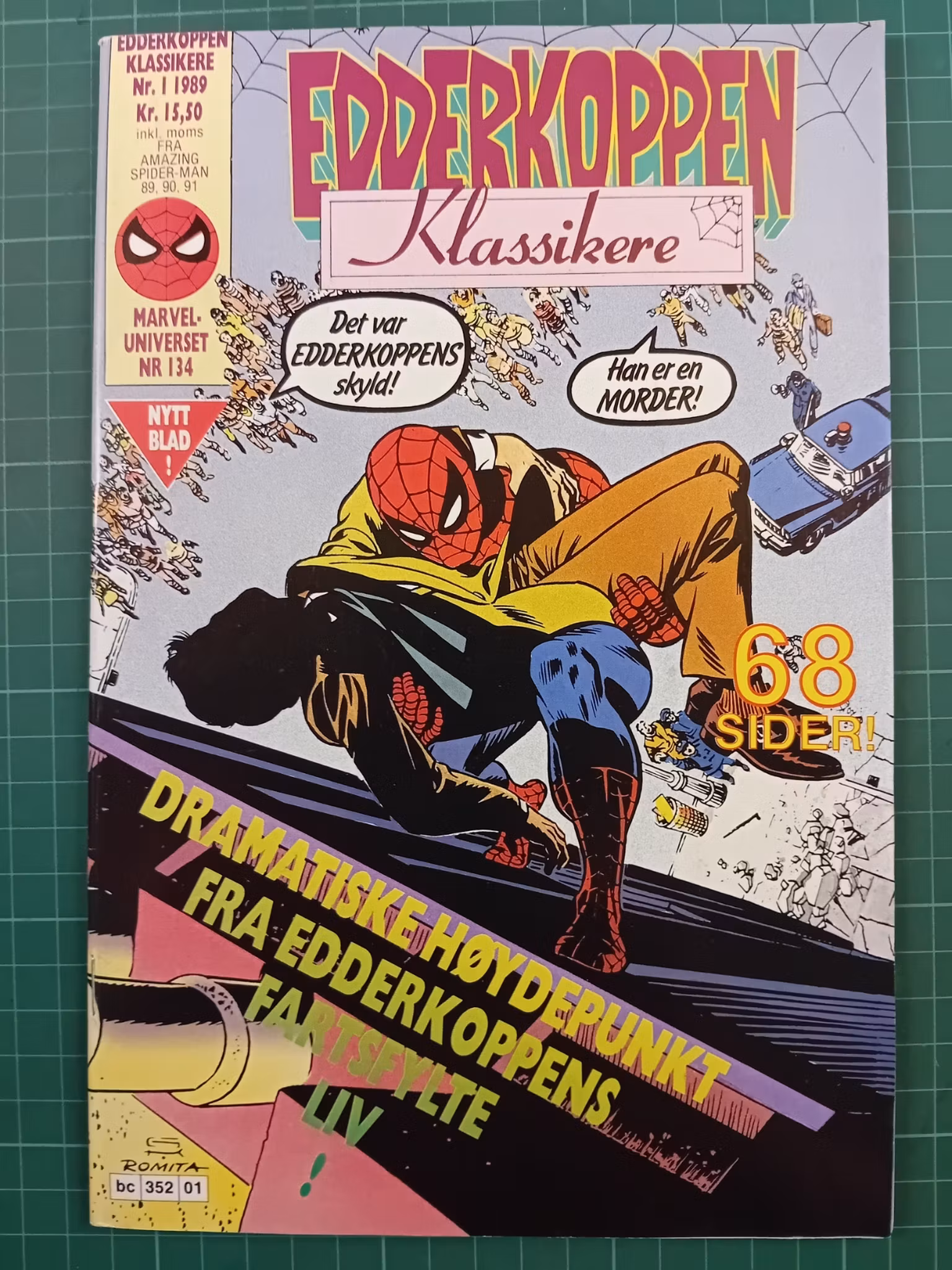 Edderkoppen Klassikere 1989 - 01