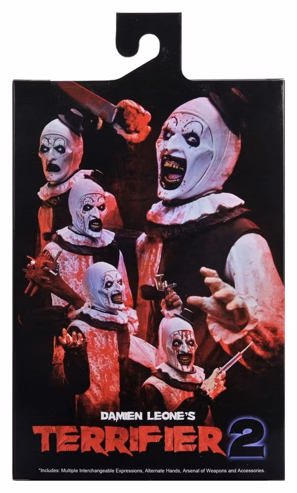 Terrifier 2 Ultimate Action Figure Art the Clown (Blood Splattered) 18 cm (Totalpris 549,-)