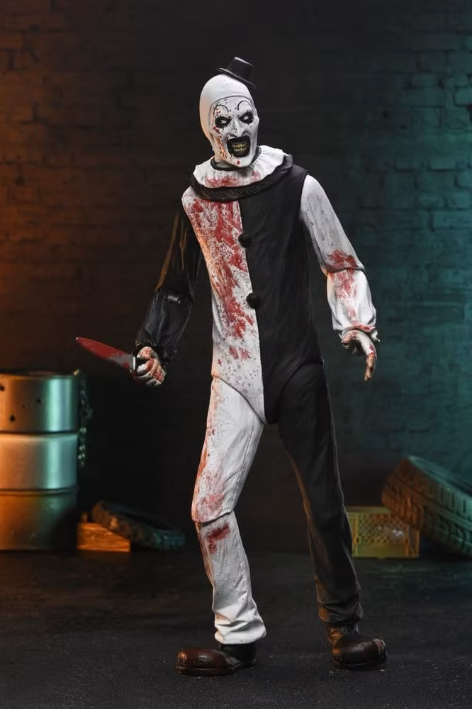 Terrifier 2 Ultimate Action Figure Art the Clown (Blood Splattered) 18 cm (Totalpris 549,-)