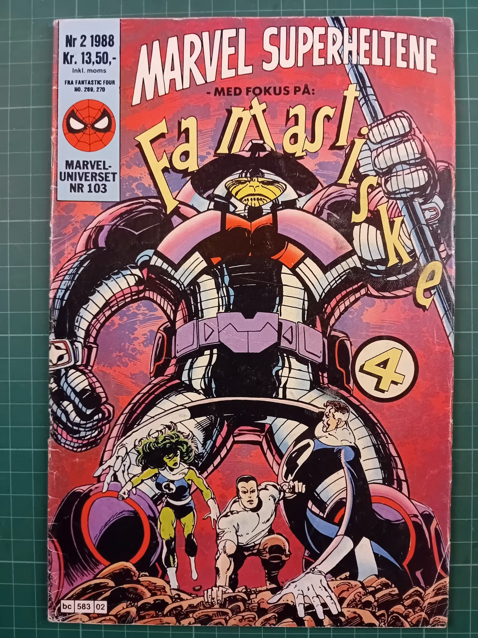 Marvel Superheltene 1988 - 02 Fantastiske fire