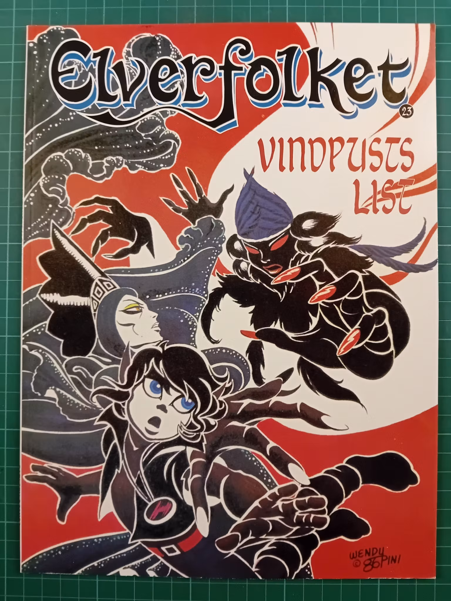 Elverfolket 23 Vindpusts list (Dansk)