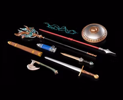 Mythic Legions Action Figure Accessory Heroic Weapons Pack (totalpris 349,-)