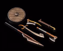 Mythic Legions Action Figure Accessory Evil Weapons Pack (totalpris 349,-)