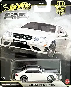Car Culture Power Trip : Mercedes-Benz CLK63 AMG Black series 2008 hvit #3/5
