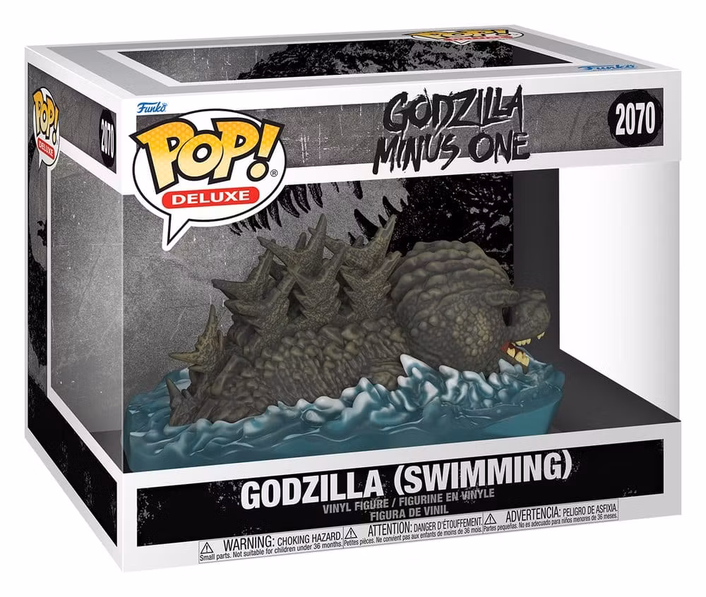 Godzilla POP! Deluxe Vinyl Figure Godzilla (Swimming) 9 cm (Totalpris 289,-)