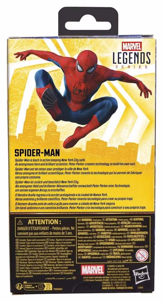 Spider-Man: Brand New Day Marvel Legends Action Figure Spider-Man 15 cm (Totalpris 379,-)