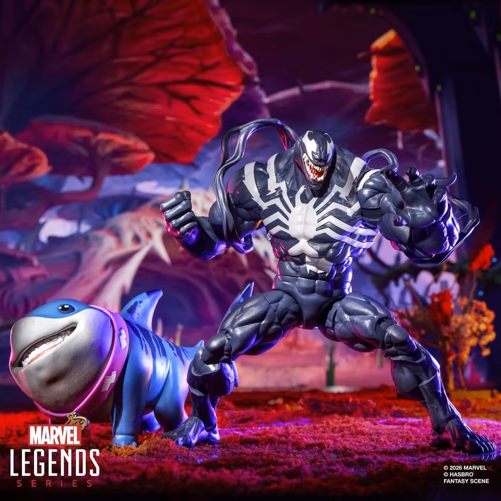 Marvel Rivals Marvel Legends Action Figure 2-Pack Venom & Jeff the Land Shark 15 cm (Totalpris 895,-)