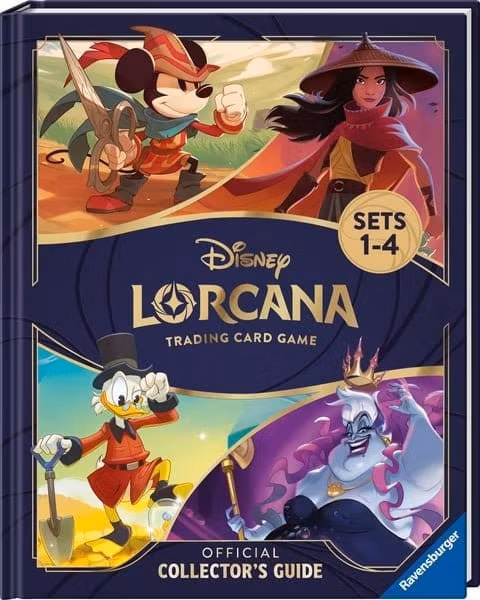Disney Lorcana TCG Book The Official Collector's Guide: Sets 1-4 Engelsk utgave