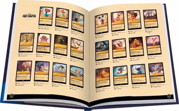 Disney Lorcana TCG Book The Official Collector's Guide: Sets 1-4 Engelsk utgave