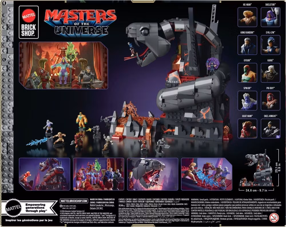 Mattel Brick Shop Masters of the Universe Snake Mountain (Totalpris 679,-)