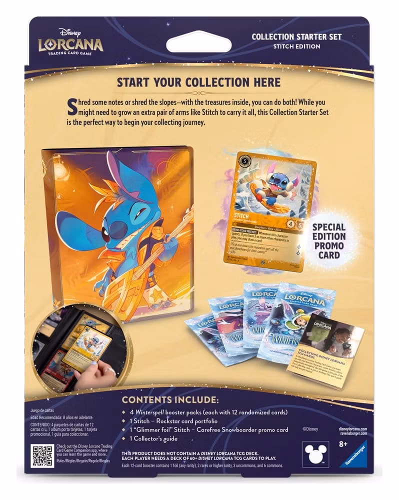 Disney Lorcana TCG Winterspell Collection Starter Set Stitch Edition Engelsk utgave