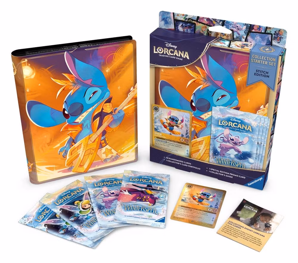 Disney Lorcana TCG Winterspell Collection Starter Set Stitch Edition Engelsk utgave