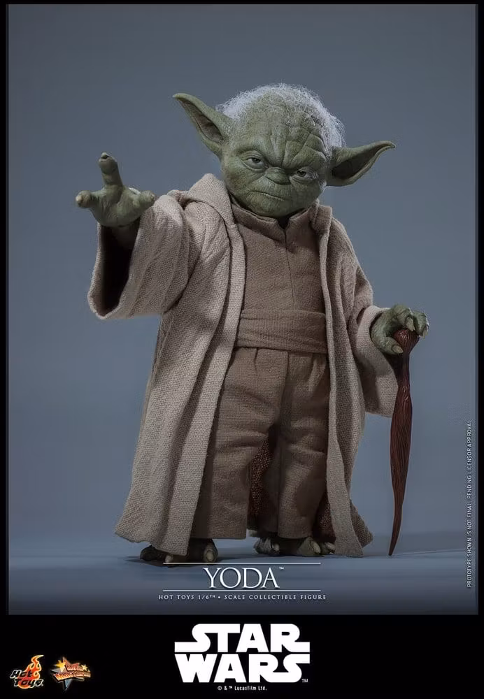 Star Wars: Revenge of the Sith Movie Masterpiece Action Figure 1/6 Yoda 14 cm (Totalpris 3.795,-)