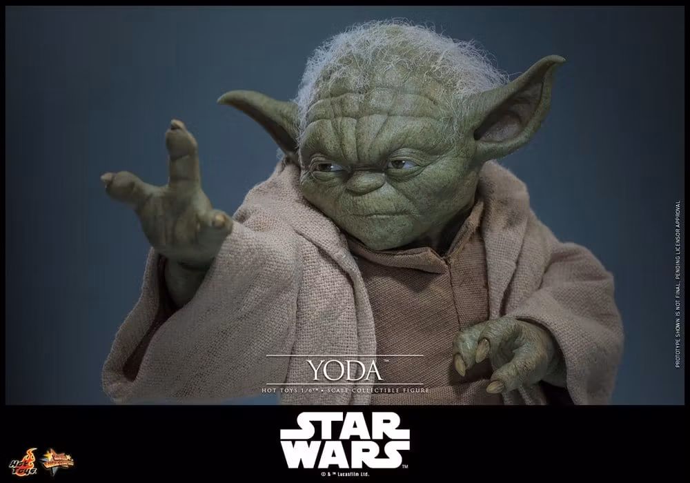 Star Wars: Revenge of the Sith Movie Masterpiece Action Figure 1/6 Yoda 14 cm (Totalpris 3.795,-)
