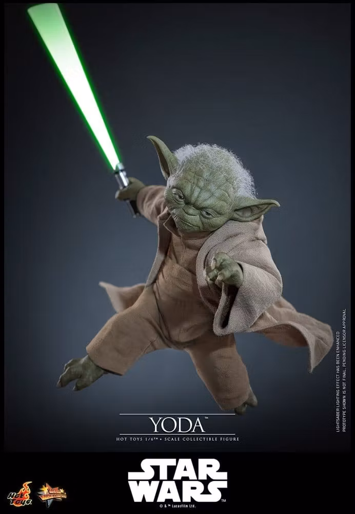 Star Wars: Revenge of the Sith Movie Masterpiece Action Figure 1/6 Yoda 14 cm (Totalpris 3.795,-)