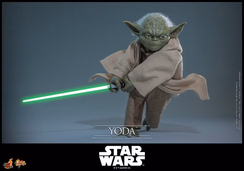 Star Wars: Revenge of the Sith Movie Masterpiece Action Figure 1/6 Yoda 14 cm (Totalpris 3.795,-)