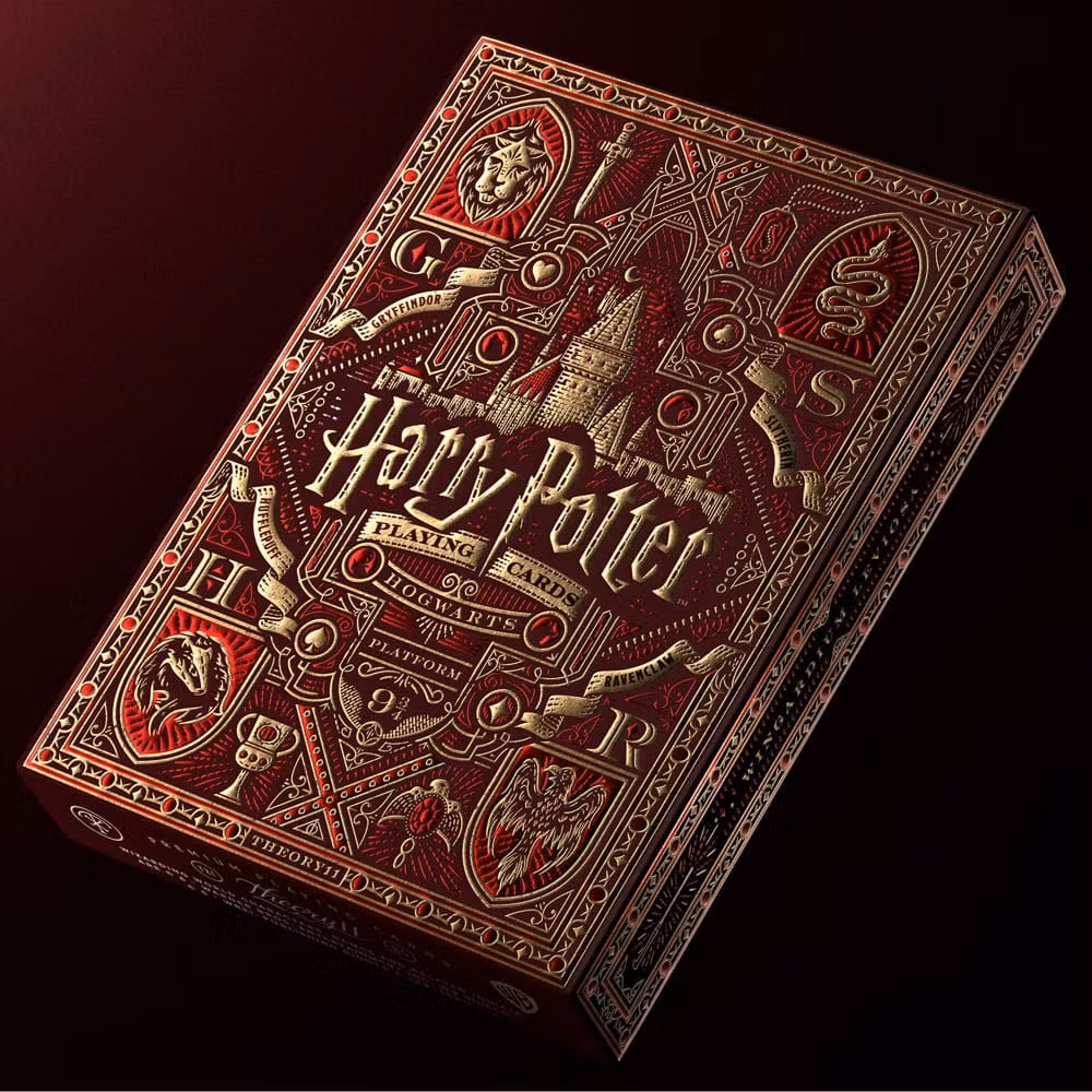 Kortstokk Harry Potter Rød utgave