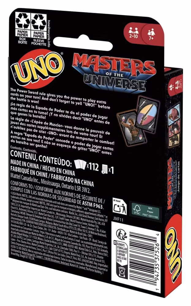 Masters of the Universe 2026 Movie UNO