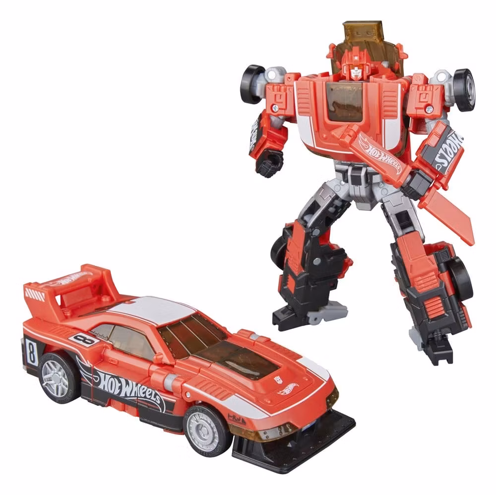 Transformers x Hot Wheels Collaborative Deluxe Class Action Figure GT-Scorcher 13 cm (Totalpris 449,-)