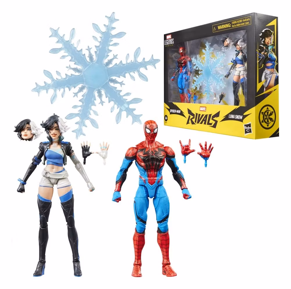 Marvel Rivals Marvel Legends Action Figure 2-Pack Spider-Man & Luna Snow 15 cm (Totalpris 798,-)