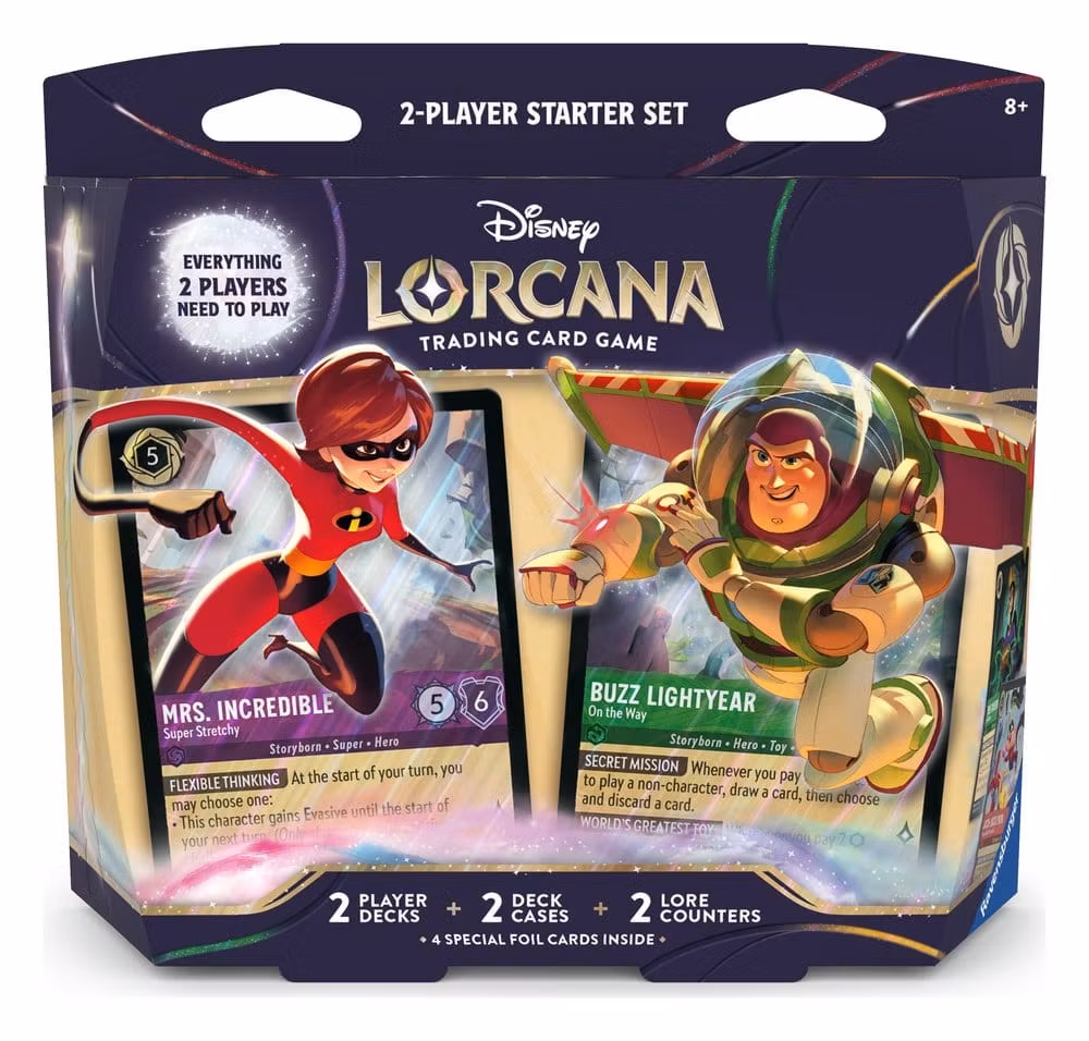 Disney Lorcana TCG 2-Player Starter Set Engelsk utgave