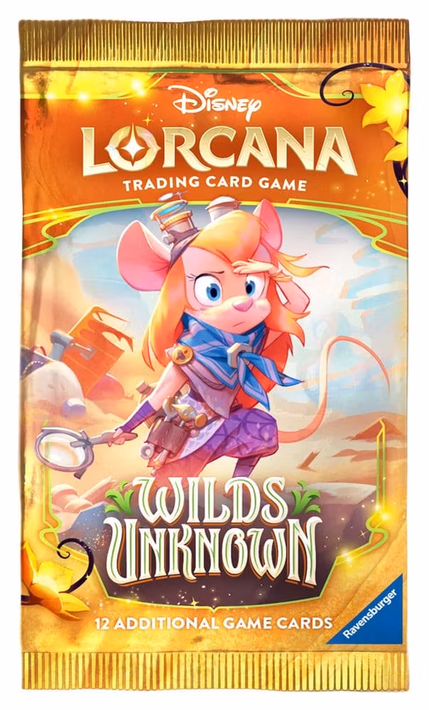 Disney Lorcana TCG Wilds Unknown Booster pack Engelsk utgave