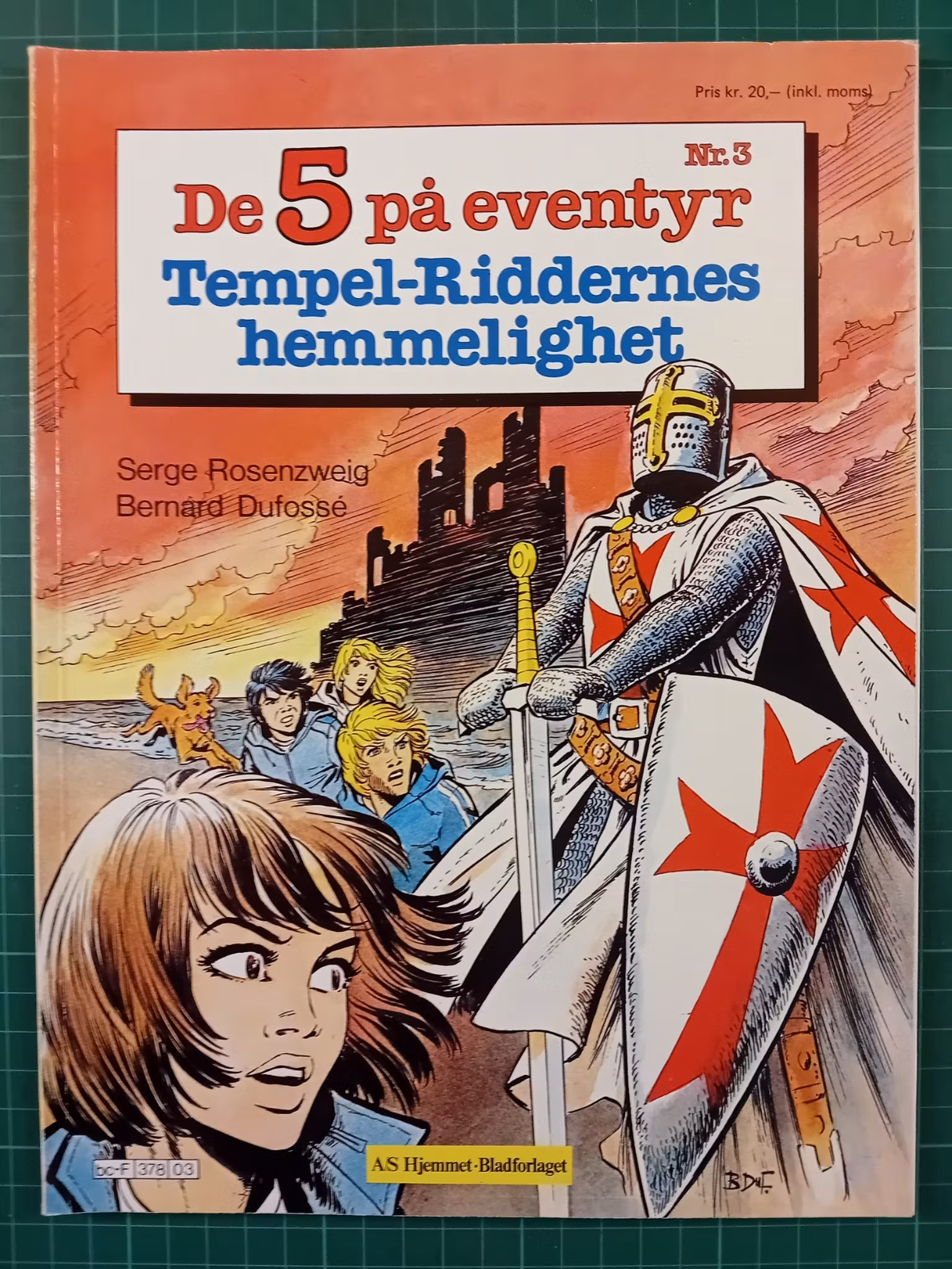 De 5 på eventyr 03 Tempel-riddernes hemmelighet