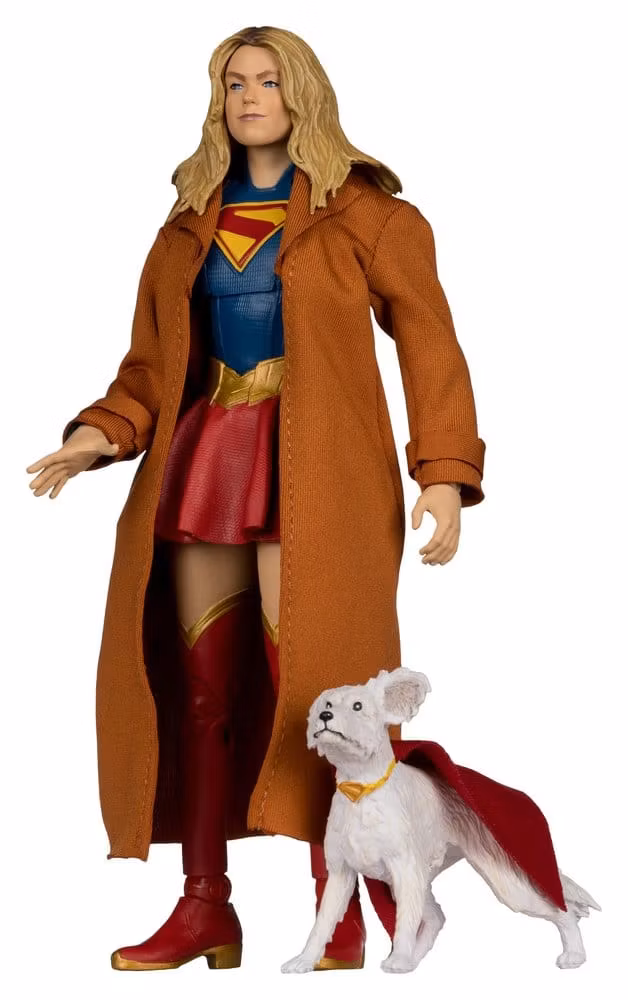Supergirl (2026) DC Theatrical Deluxe Edition Action Figure Supergirl & Krypto (Gold Label) 17 cm (Totalpris 449,-)