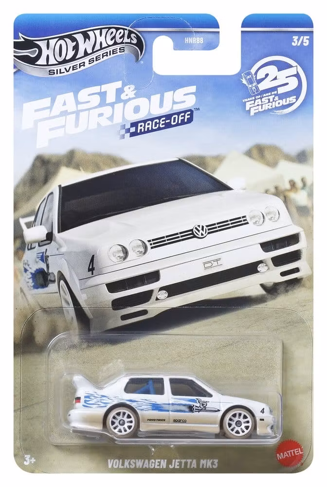 Fast & Furious Race-off #3/5 Volkswagen Jetta MK3 hvit