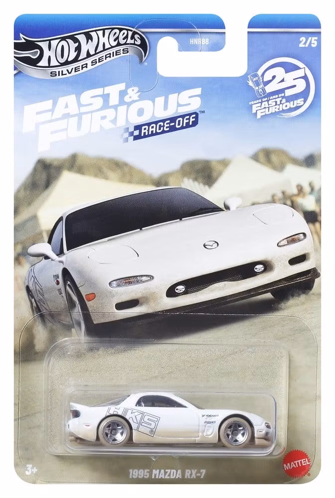 Fast & Furious Race-off #2/5 Mazda RX-7 Hvit