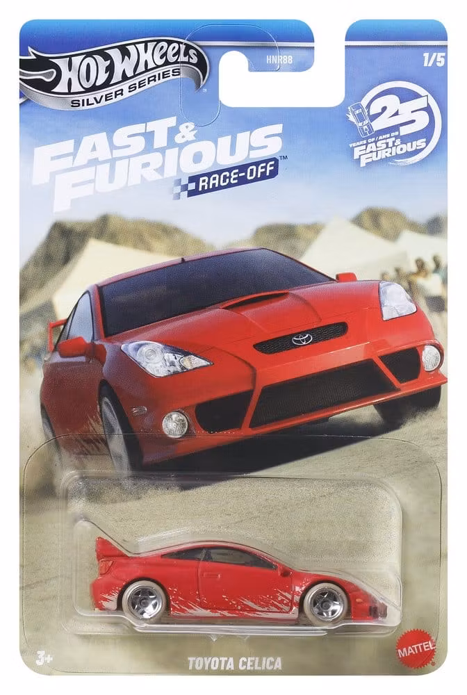 Fast & Furious Race-off #1/5 Toyota Celica rød
