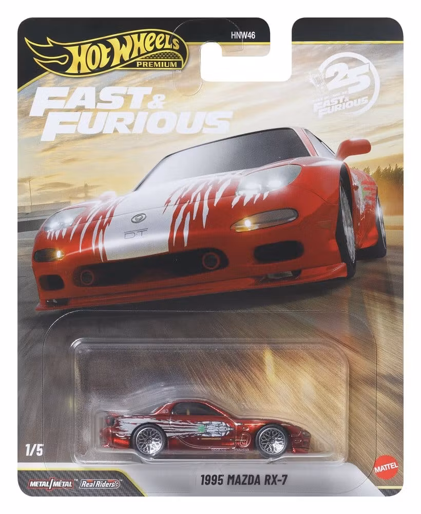 Fast & Furious Premium 1995 Mazda RX-7 #1/5 (Maks en pr kunde)