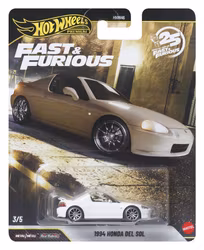 Fast & Furious Premium 1994 Honda Del Sol hvit #3/5