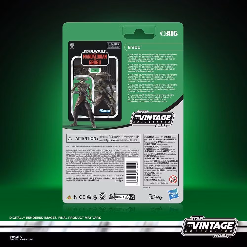 Star Wars: The Mandalorian and Grogu Vintage Collection Action Figure Embo 10 cm (Totalpris 279,-)