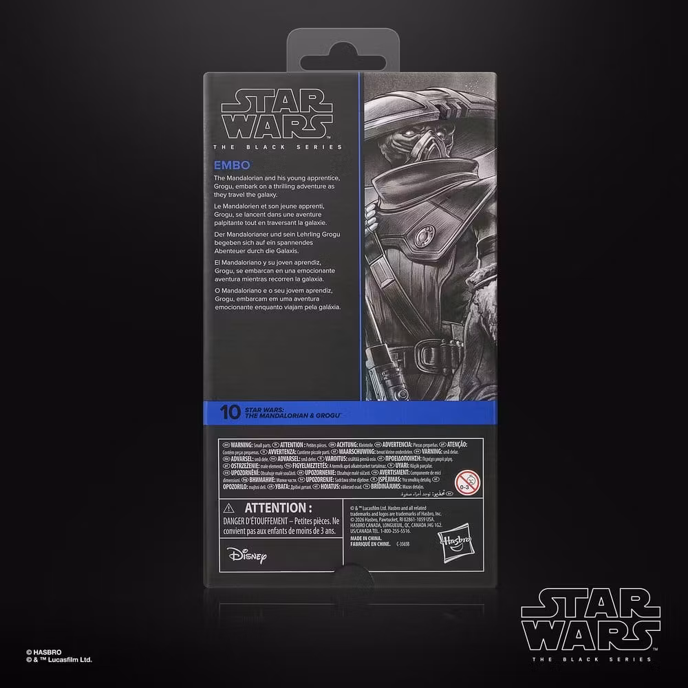 Star Wars: The Mandalorian & Grogu Black Series Action Figure Embo 15 cm (Totalpris 398,-)