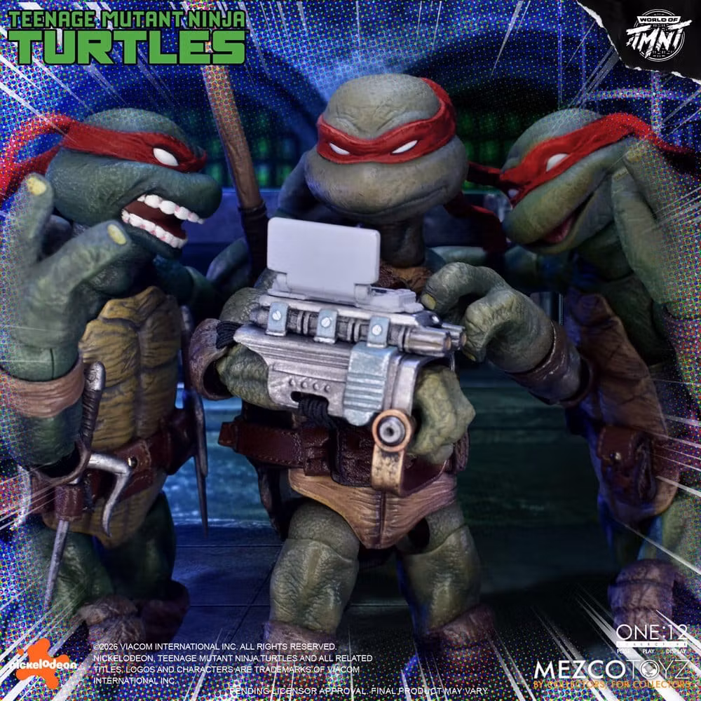 Teenage Mutant Ninja Turtles One:12 Collective Action Figures 1/12 Boxed Set 17 cm (Totalpris 4.795,-)