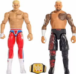 WWE Main Event Showdown Action Figures Cody Rhodes vs Solo Sikoa 2-Pack 15 cm