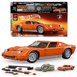 Mattel Brick Shop Hot Wheels Premium 1971 Lamborghini Miura P400 SV (Totalpris 1.995,-)
