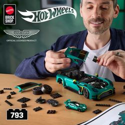 Mattel Brick Shop Hot Wheels Elite Aston Martin Vantage GT3 (Totalpris 749,-)